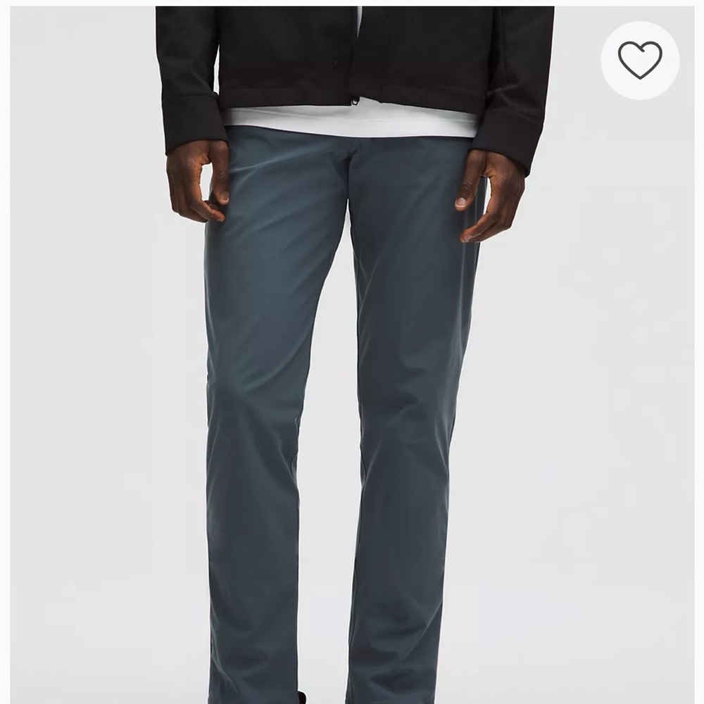 Lululemon ABC Classic-fit 5 pocket grey pant 28L